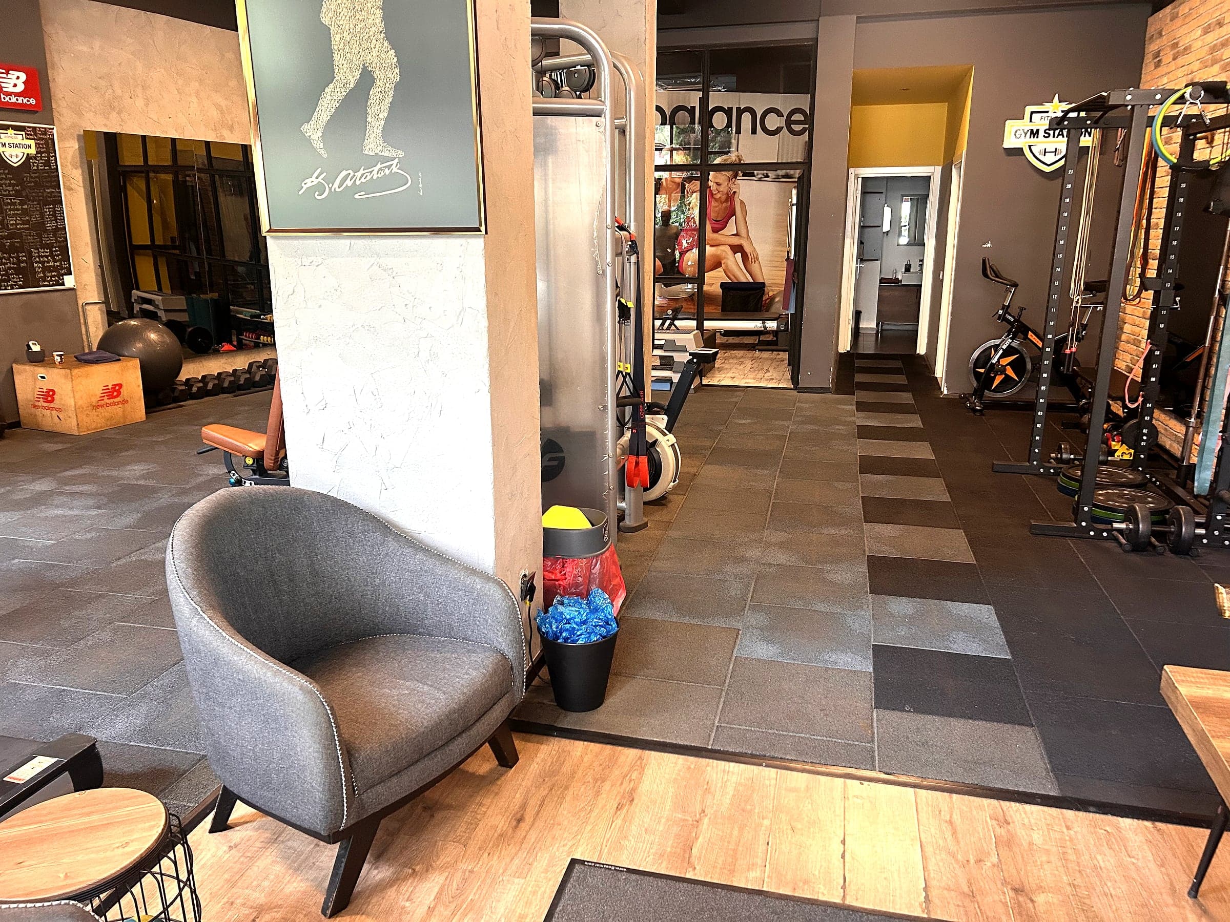 Gym Station salon içi görünüm